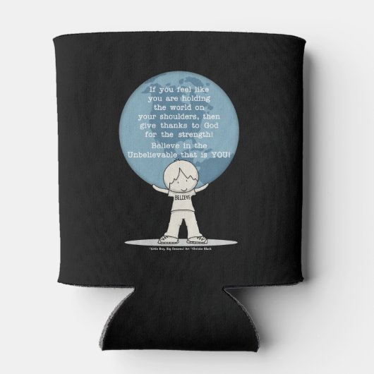 Bedankt voor Sterkte Blikjeskoeler (Achterkant)