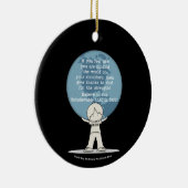 Bedankt voor Sterkte Keramisch Ornament (Rechts)