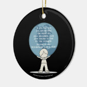 Bedankt voor Sterkte Keramisch Ornament (Links)