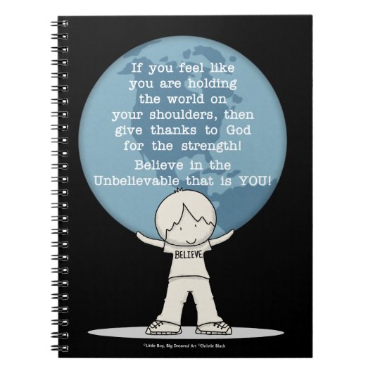 Bedankt voor Sterkte Notitieboek (Voorkant)