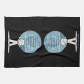 Bedankt voor Sterkte Theedoek (Horizontaal)