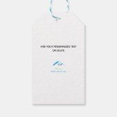 Bedankt voor stoppen door het Open House Cadeaulabel (Achterkant)