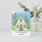 Bedankt voor stoppen door ons Parlement Briefkaart (Staand voorkant)