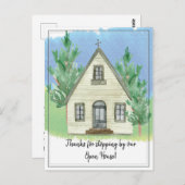 Bedankt voor stoppen door ons Parlement Briefkaart (Voorkant / Achterkant)