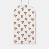 Bedankt voor stremming door Baby shower Dinosaur Cadeaulabel (Achterkant)