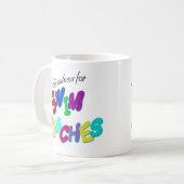 Bedankt voor Swim Coaches Koffiemok (Voorkant links)