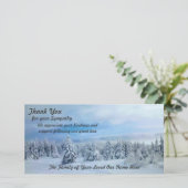 Bedankt voor sympathiebetuigingen (Staand voorkant)