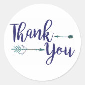 Bedankt voor Tribal Sticker (Voorkant)