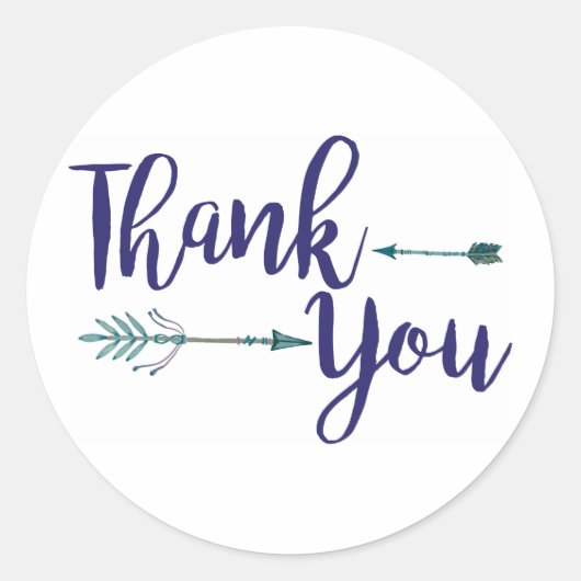 Bedankt voor Tribal Sticker (Voorkant)