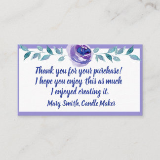 BEDANKT VOOR UW AANKOOP BEHUIZING KAARTEN