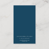 Bedankt voor uw aankoop Blue Agaat effect Informatiekaartje (Achterkant)