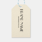 Bedankt voor uw aankoop Kleding Hang Label Cadeaulabel (Achterkant)