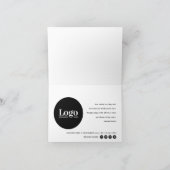 Bedankt voor uw aankoop met logo-boodschap (Binnen)