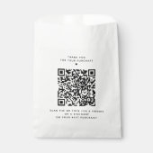 Bedankt voor uw aankoop QR Code Small Business Bedankzakje (Voorkant)