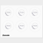 BEDANKT voor uw aankoop Ronde Sticker (Vel)