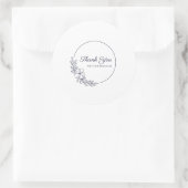 BEDANKT voor uw aankoop Ronde Sticker (Tas)