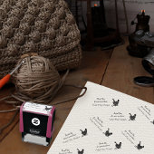 Bedankt voor uw aankoop - Yarn Craft Business Zelfinktende Stempel
