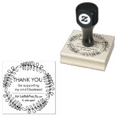 Bedankt voor uw bedrijf - Bestel opnieuw Rubberstempel (Gestempeld)