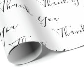 Bedankt voor uw bedrijfslogo cadeaupapier (Rol Hoek)