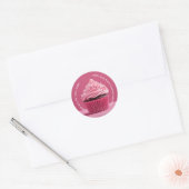 Bedankt voor uw bestelling cupcake ronde sticker (Envelop)