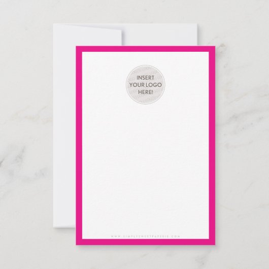 BEDANKT VOOR UW BESTELLING glam insert modern roze (Achterkant)