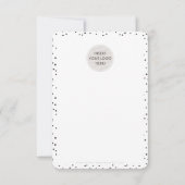 BEDANKT VOOR UW BESTELLING glam insert zwarte vlek (Achterkant)