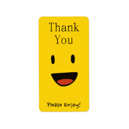 Bedankt voor uw bestelling Happy Packaging Sealing Etiket