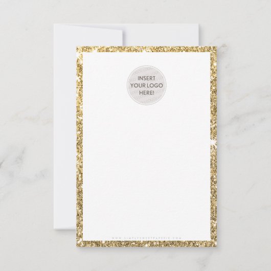 BEDANKT VOOR UW BESTELLING insert goud ombre blush (Achterkant)