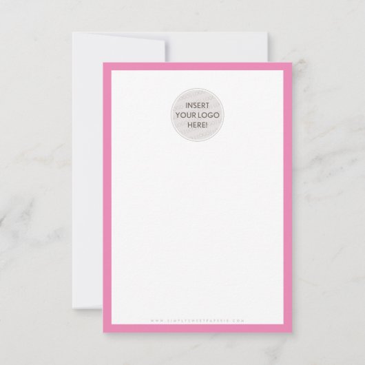 BEDANKT VOOR UW BESTELLING insert witte inkt roze (Achterkant)