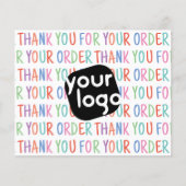 Bedankt voor uw bestelling Kleurrijk plezier Toevo (Voorkant)