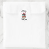 Bedankt voor uw bestelling Muffin Sticker (Tas)