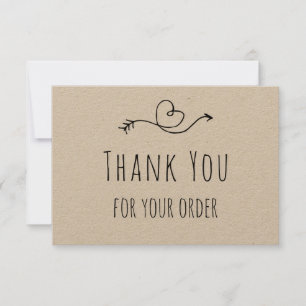 Bedankt voor uw bestelling op Kraft Paper
