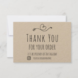 Bedankt voor uw bestelling op Kraft Paper