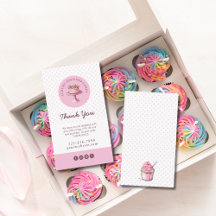 Bedankt voor uw bestelling Polka Dot Cake Baker