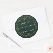 Bedankt voor Uw Bestelling Sticker (Envelop)