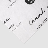 Bedankt voor uw bestelling Zakelijke verpakking Lo Tissuepapier (Detail)