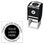 Bedankt voor uw bestelling  zelfinktende stempel (In situ)