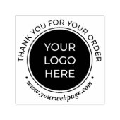 Bedankt voor uw bestelling zelfinktende stempel (Design)