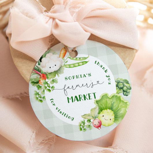 Bedankt voor uw bezoek Farmers markt verjaardag Bedankjes Labels