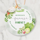 Bedankt voor uw bezoek Farmers markt verjaardag Bedankjes Labels (Voorkant)