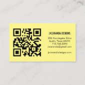 Bedankt voor Uw Code van de Ordekorting QR Code Visitekaartje (Achterkant)