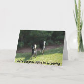 Bedankt voor uw gastvrijheid (honden) (Achterkant)