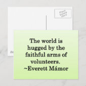 Bedankt voor uw harde werk briefkaart (Voorkant / Achterkant)