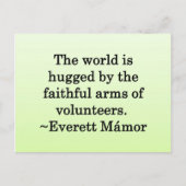 Bedankt voor uw harde werk briefkaart (Voorkant)