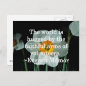 Bedankt voor uw harde werk briefkaart (Voorkant / Achterkant)