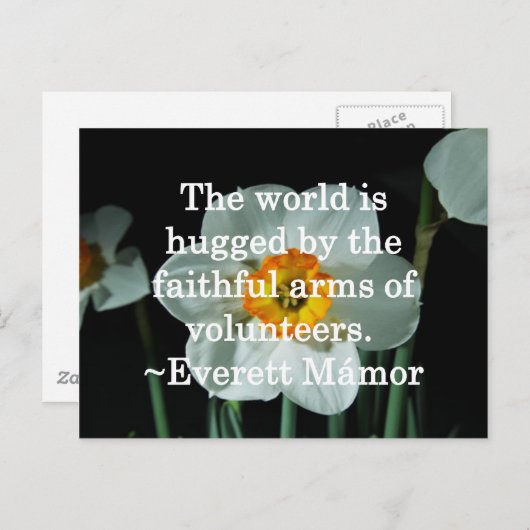 Bedankt voor uw harde werk briefkaart (Voorkant / Achterkant)