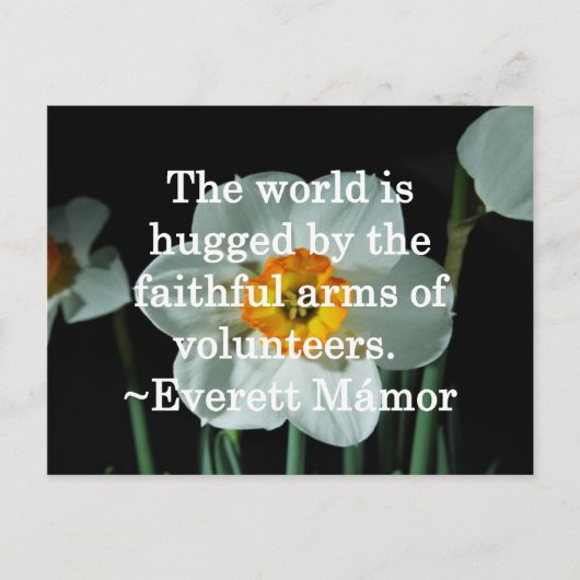 Bedankt voor uw harde werk briefkaart (Voorkant)