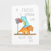 BEDANKT VOOR UW HULP-kaart van Nicole Janes (Voorkant)