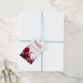 Bedankt voor uw komst en uw naam cadeaulabel (Met Touw)
