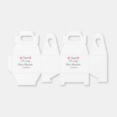 bedankt voor uw komst naam toevoegen tekstbericht  bedankdoosjes (Uitgevouwen)